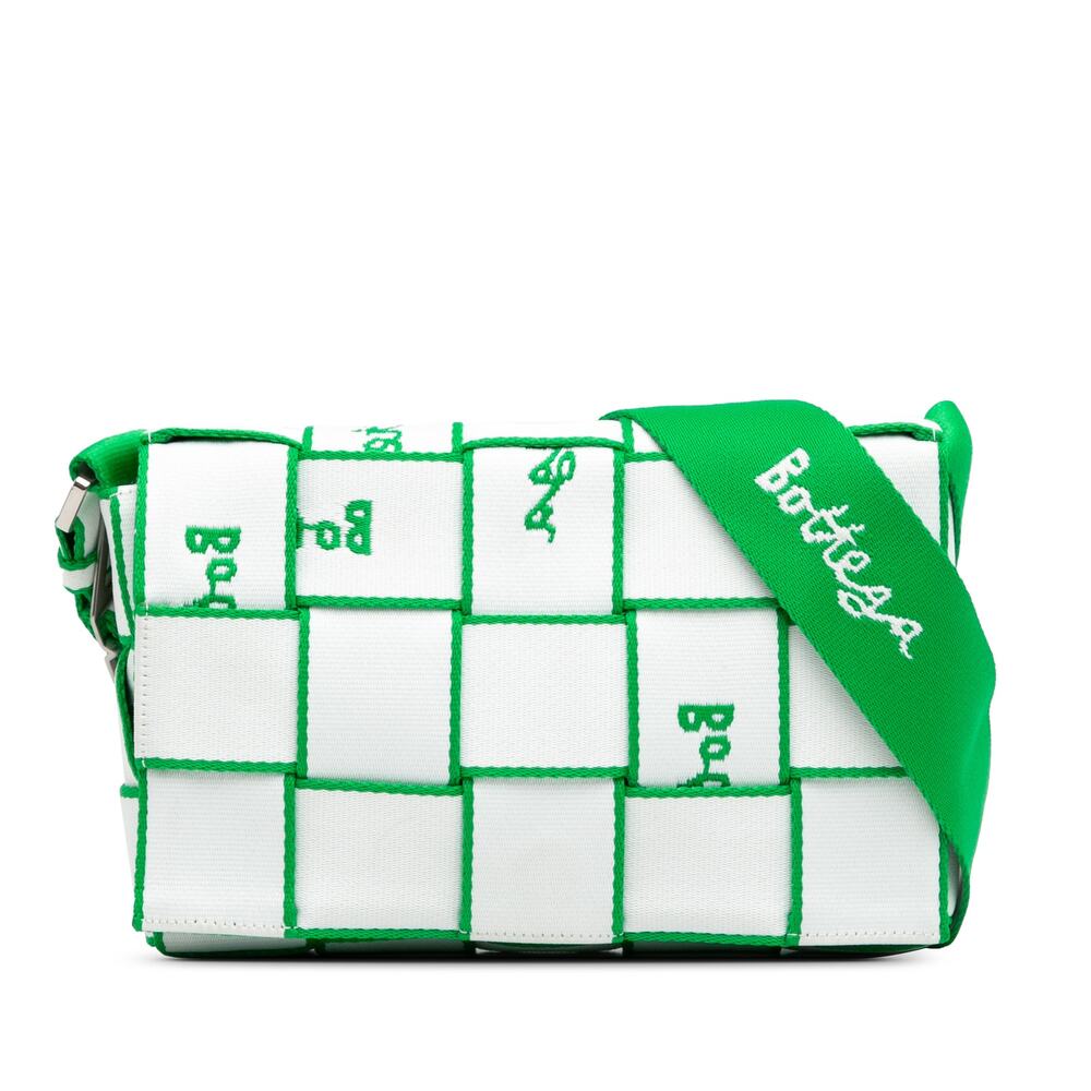 Bottega Veneta Canvas Intrecciato Webbing Cassette Crossbody